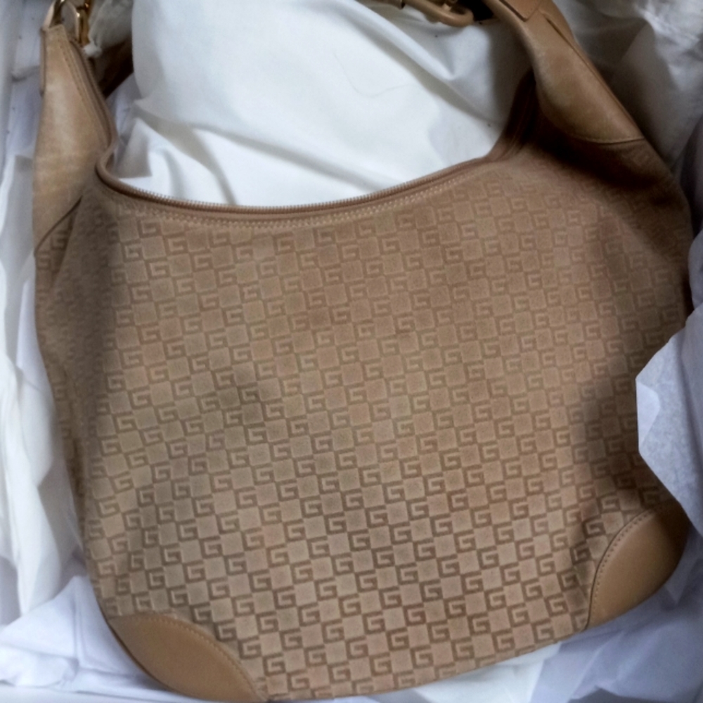 Gucci Vintage Suede Hobo bag